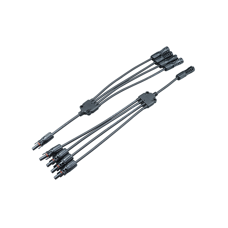 【4转1】1500V CE/ROHS认证带线光伏转接连接头