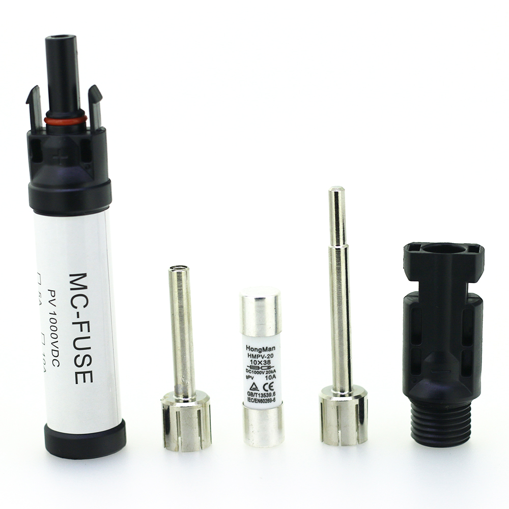 【线端】1000V TUV认证光伏保险丝连接器
