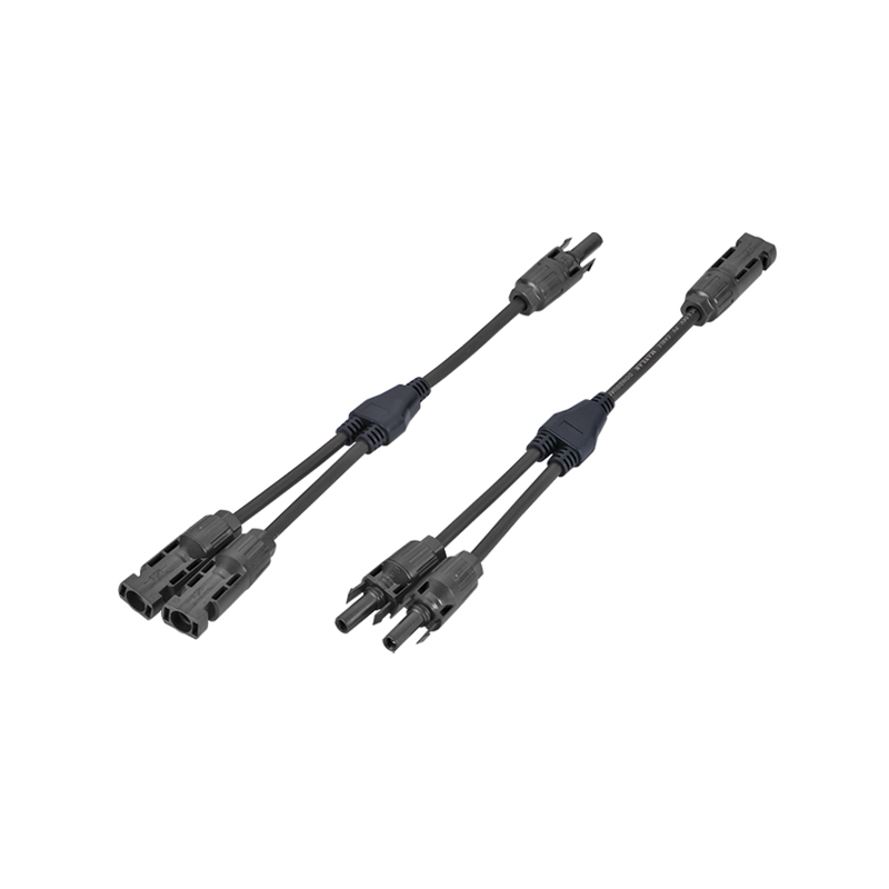 【2转1】1000V CE/ROHS认证带线光伏转接头