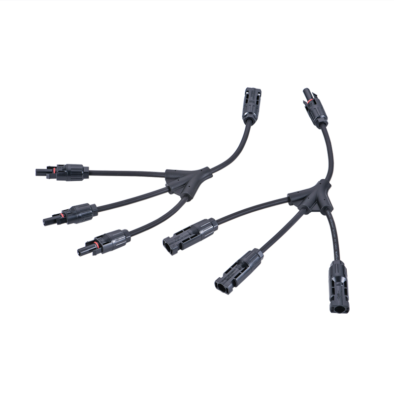 【3转1】1000V CE/ROHS认证带线光伏转接连接头